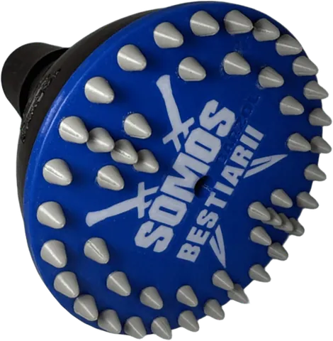 Sordina personalizada con el logo de una banda